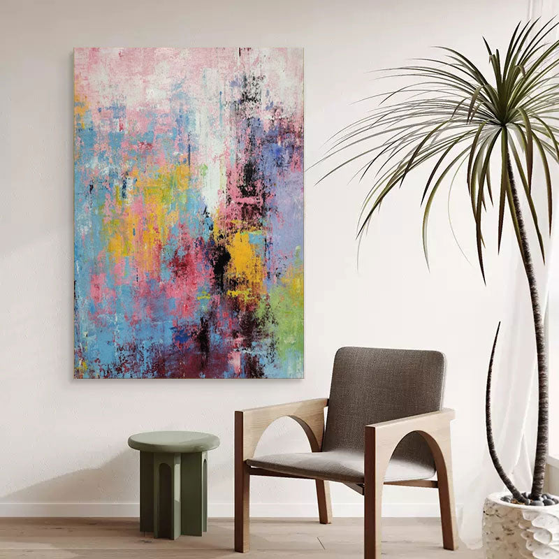 Aura Abstract Canvas Art | Handcrafted Colorful Wall Decor 2