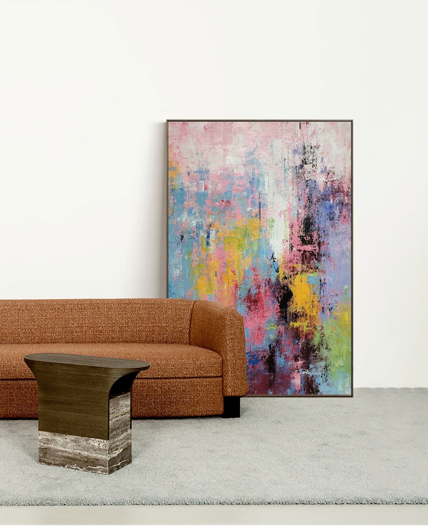 Aura Abstract Canvas Art | Handcrafted Colorful Wall Decor 5