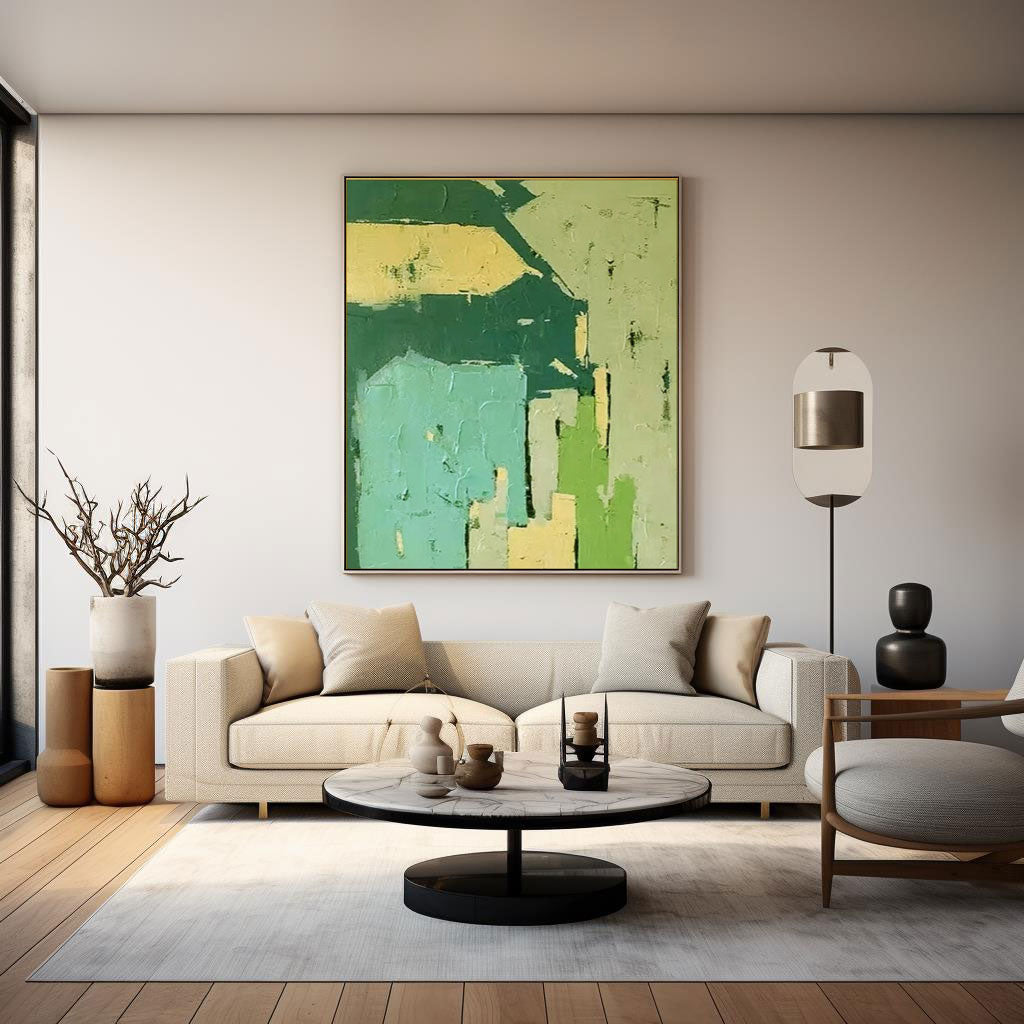 Aura Abstract Wall Art | Handcrafted Canvas Prints, Vibrant Design 0
