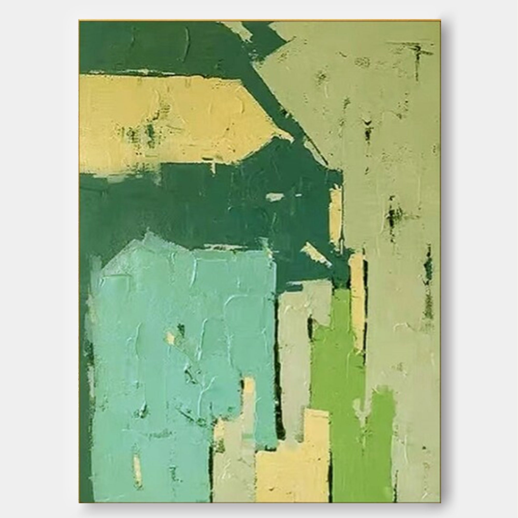 Aura Abstract Wall Art | Handcrafted Canvas Prints, Vibrant Design 1