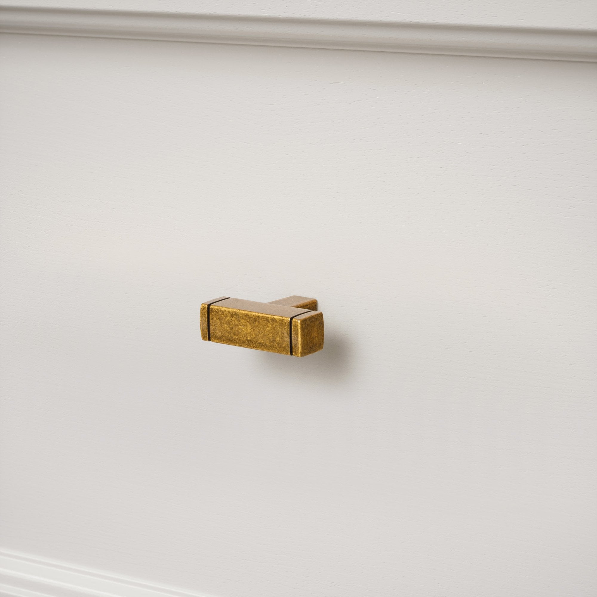 Bramble T-Bar Handle | Aged Bronze Finish, 46mm 3