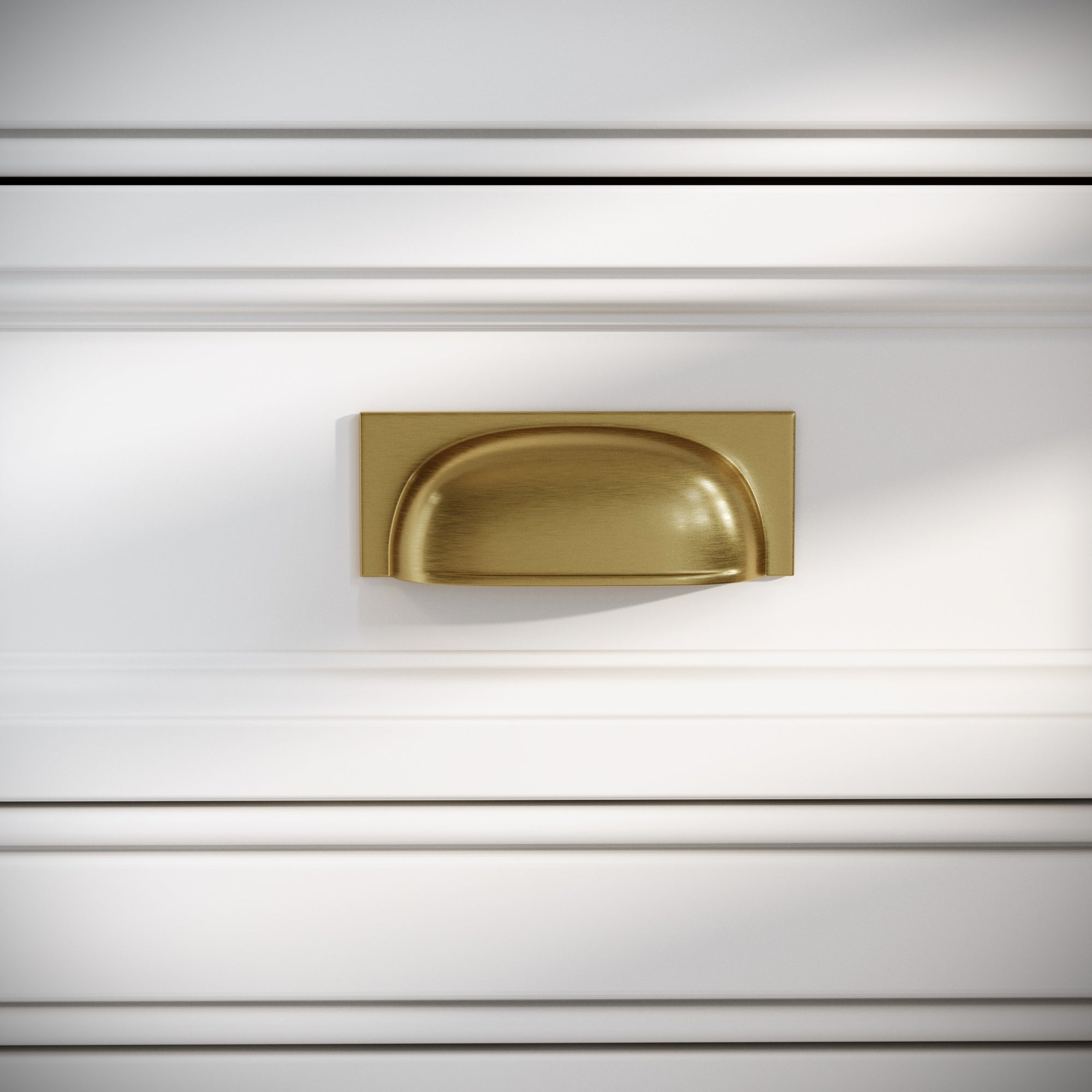 Bristol Cup Handle | Brushed Gold Finish 0