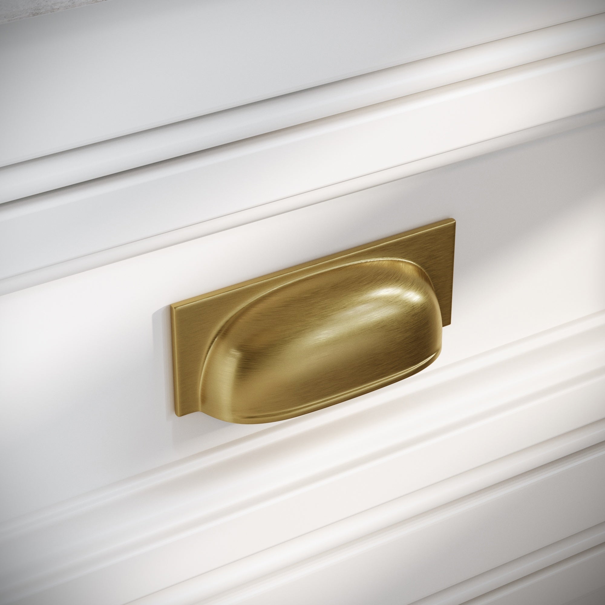 Bristol Cup Handle | Brushed Gold Finish 1