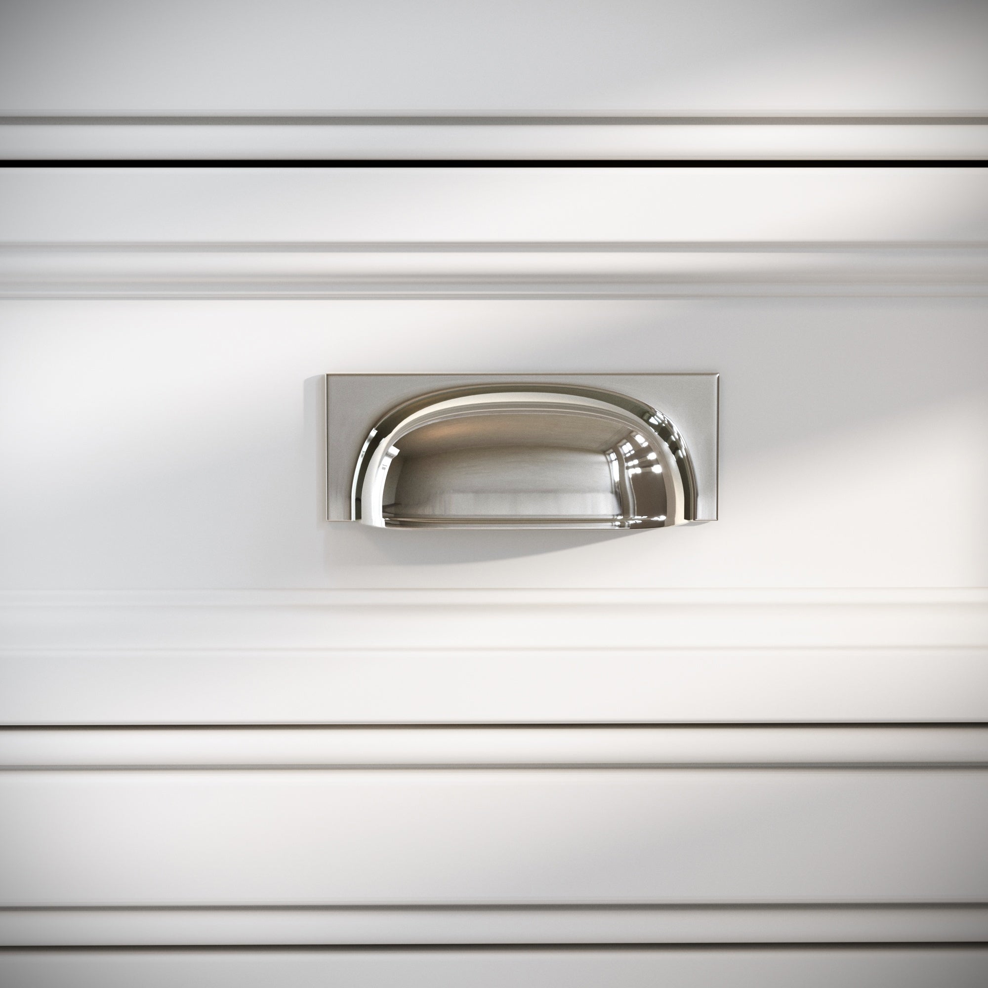 Bristol Cup Handle | Polished Nickel Finish 0