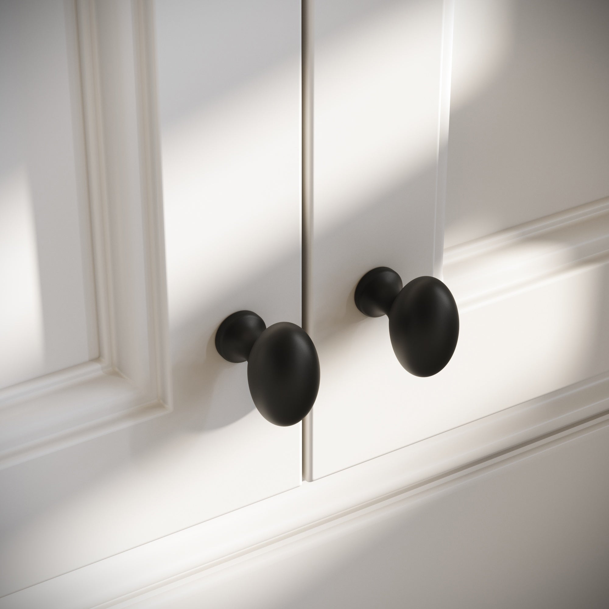 Cotswold Cabinet Knob - Matte Black