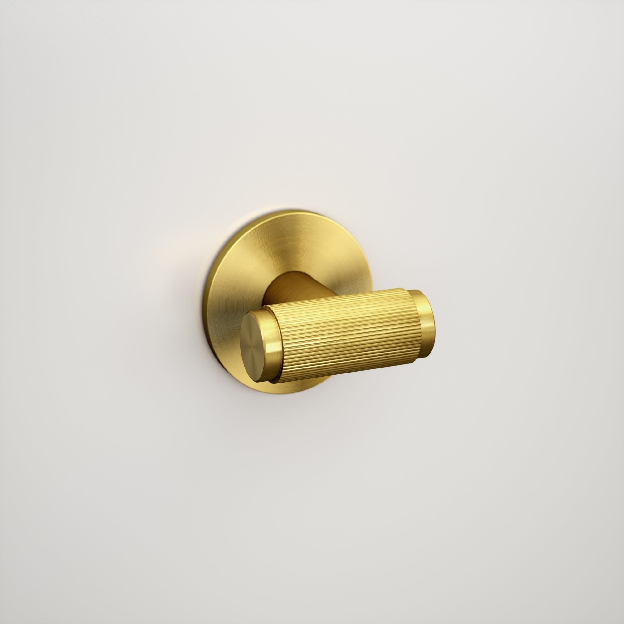 Dali Fluted Latch Set | Brushed Gold, Durable Steel 2