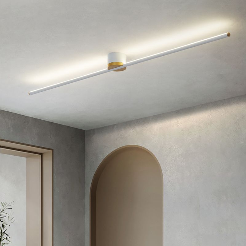 Erix Flush Mount Ceiling Light | Modern Linear Design, LED Fixture for Bedroom and Living Room 3