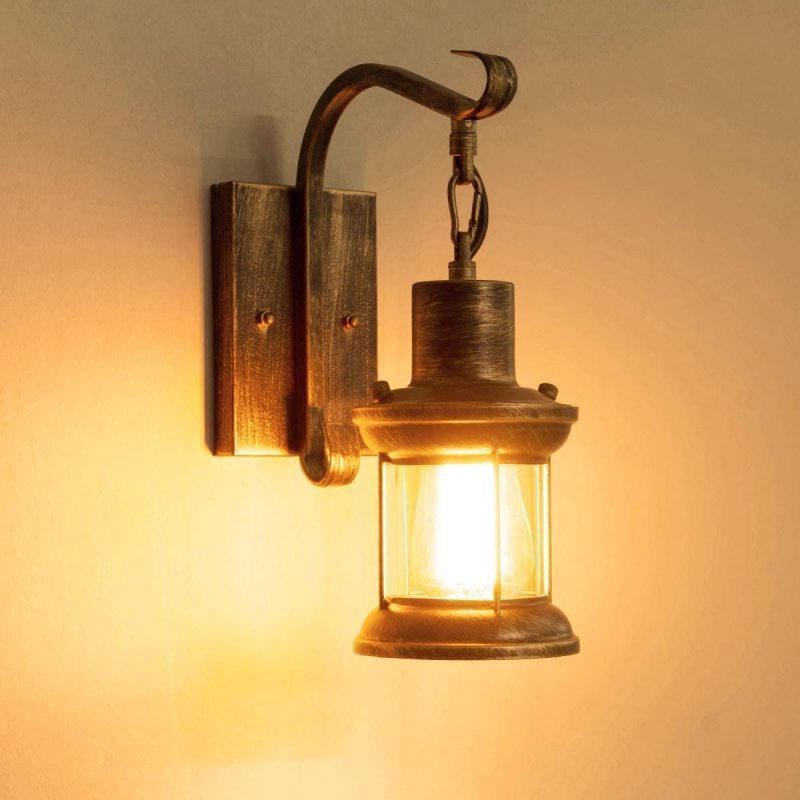 Etra Wall Sconce | Industrial Retro Metal Design, Hardwired Indoor Lighting 3