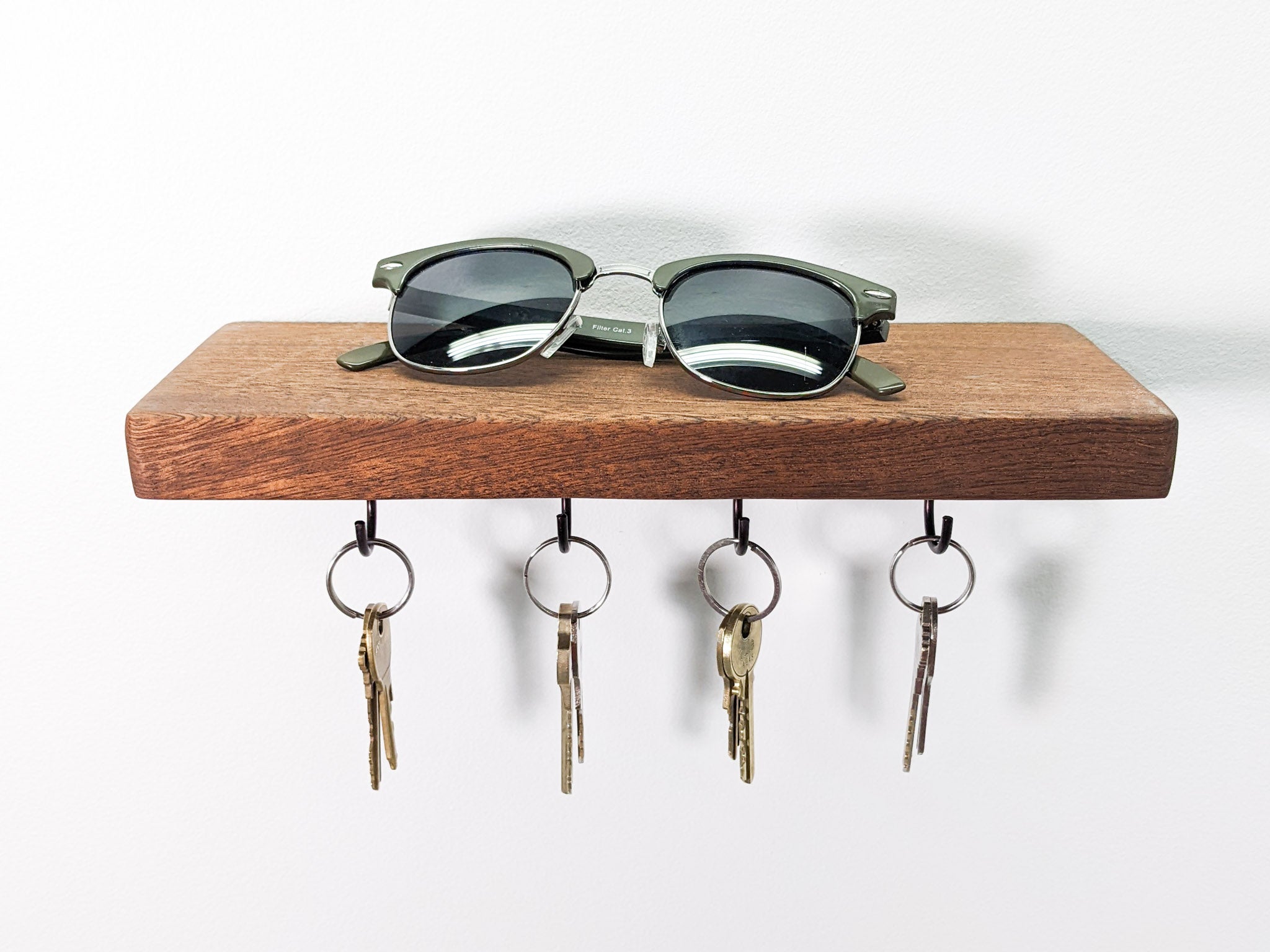 Koda Key Hook Shelf | Custom Oak Design 3