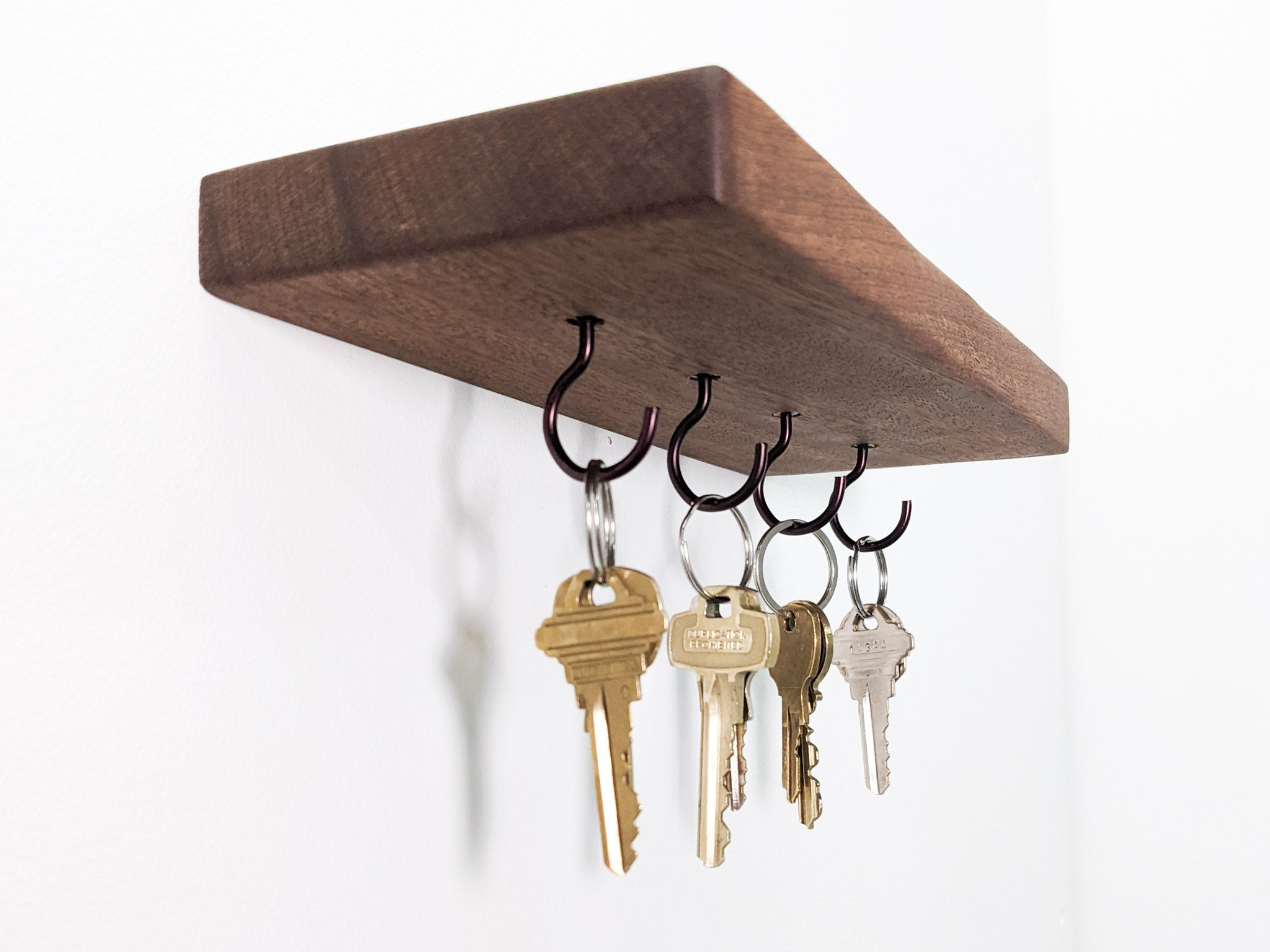 Koda Key Hook Shelf | Custom Oak Design 4