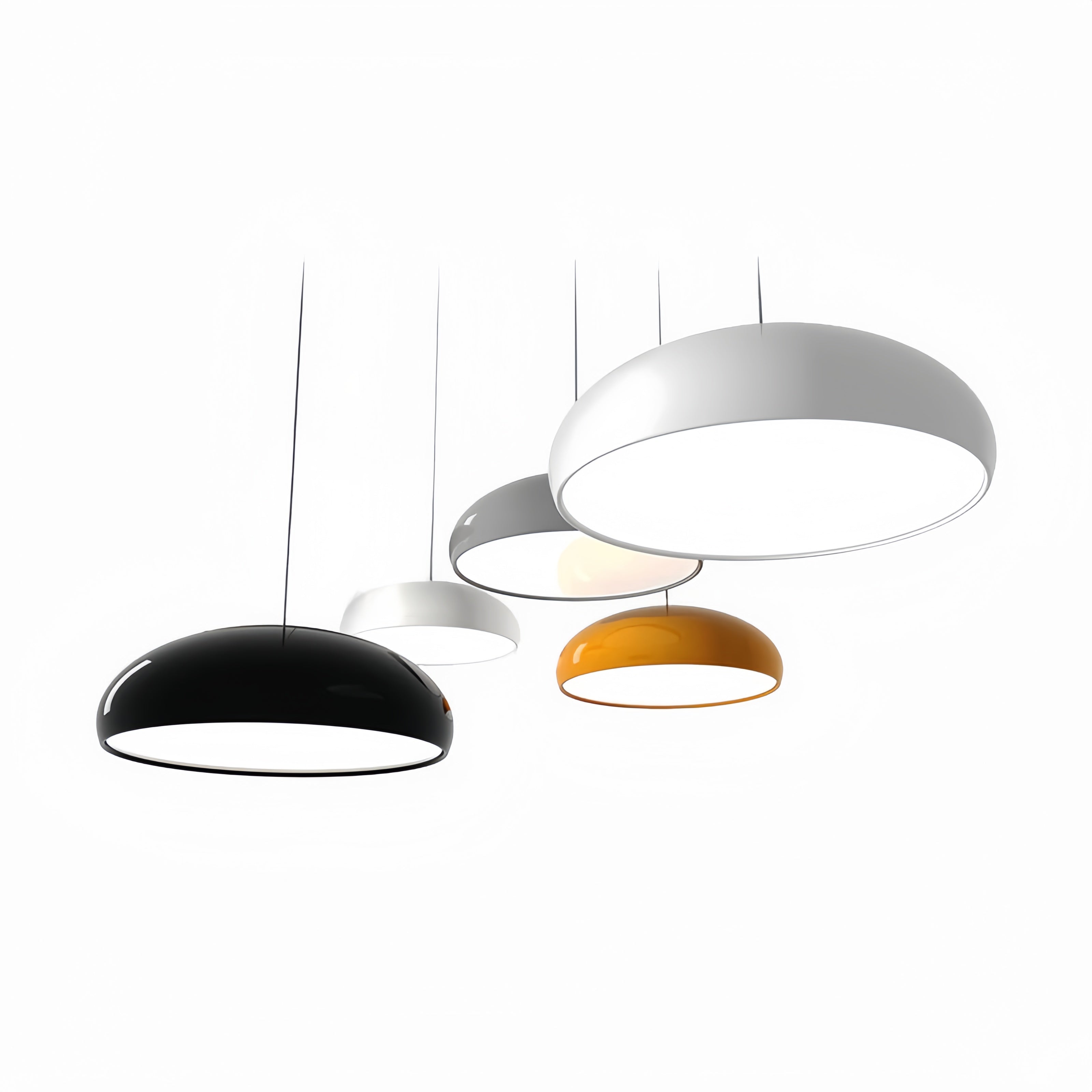 Lira Black Pendant Light | Artistic Metal Design, Color Changing 1