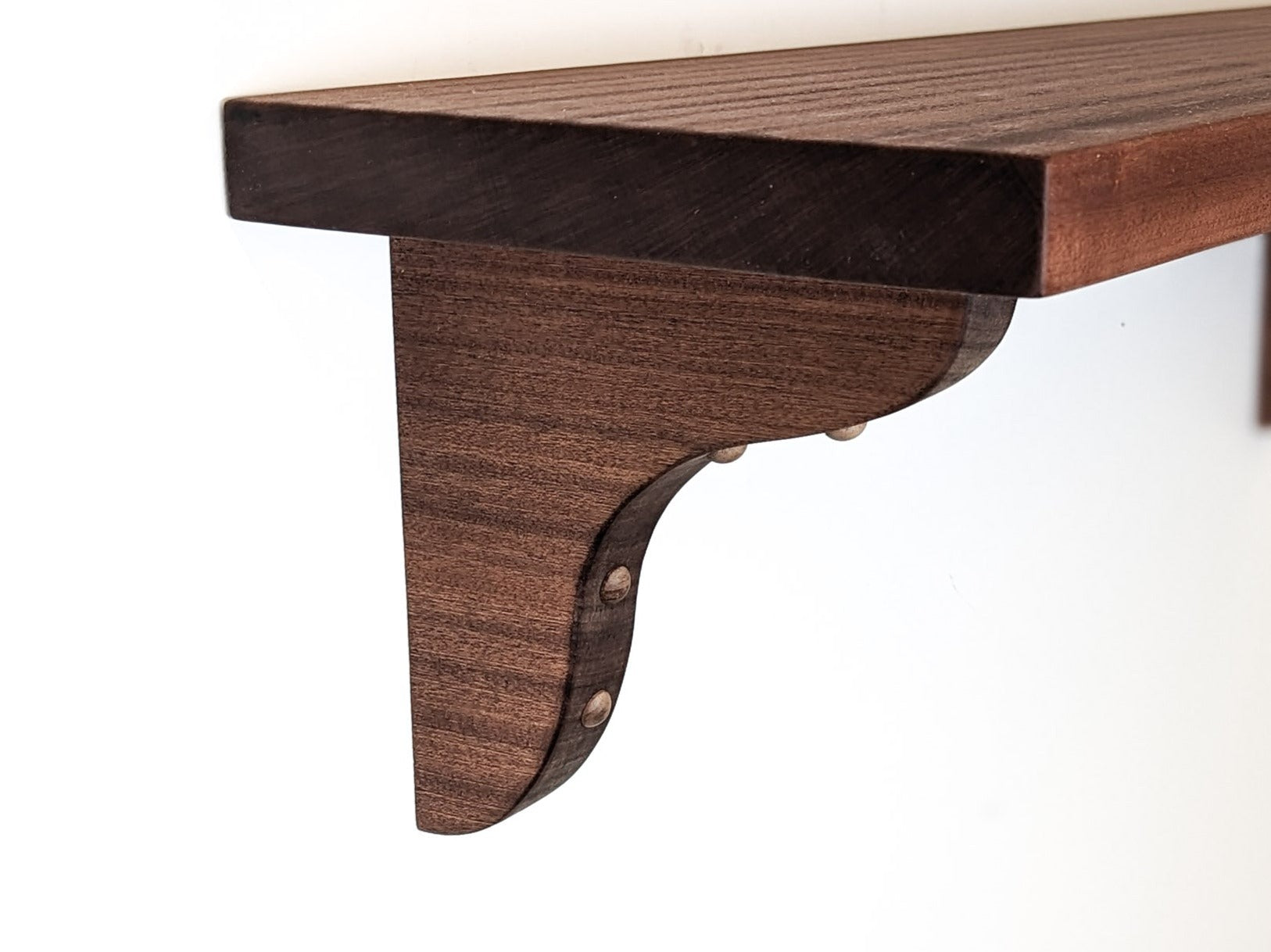 Mason Wood Brackets | Solid Mahogany or Oak 0