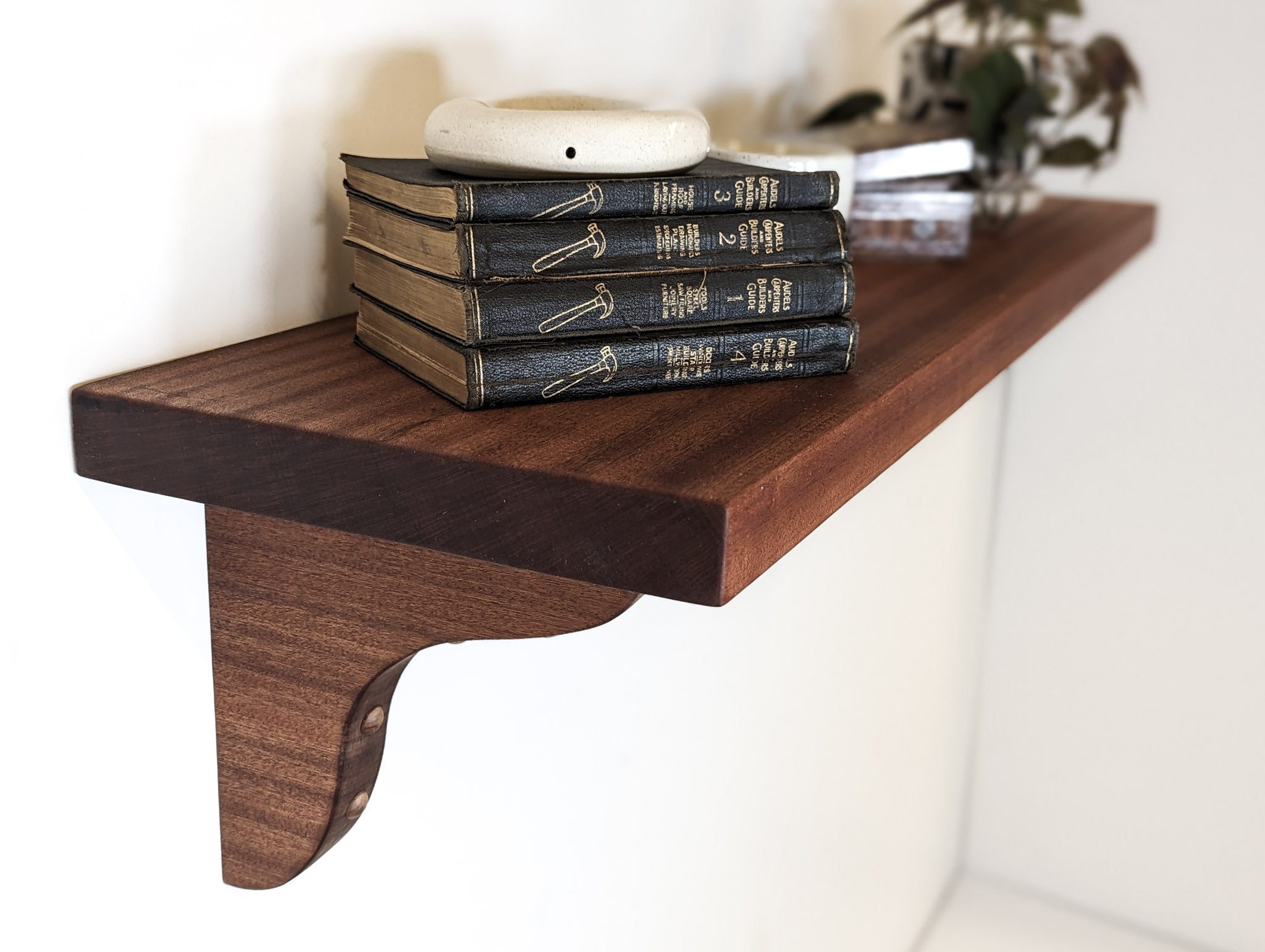 Mason Wood Brackets | Solid Mahogany or Oak 5