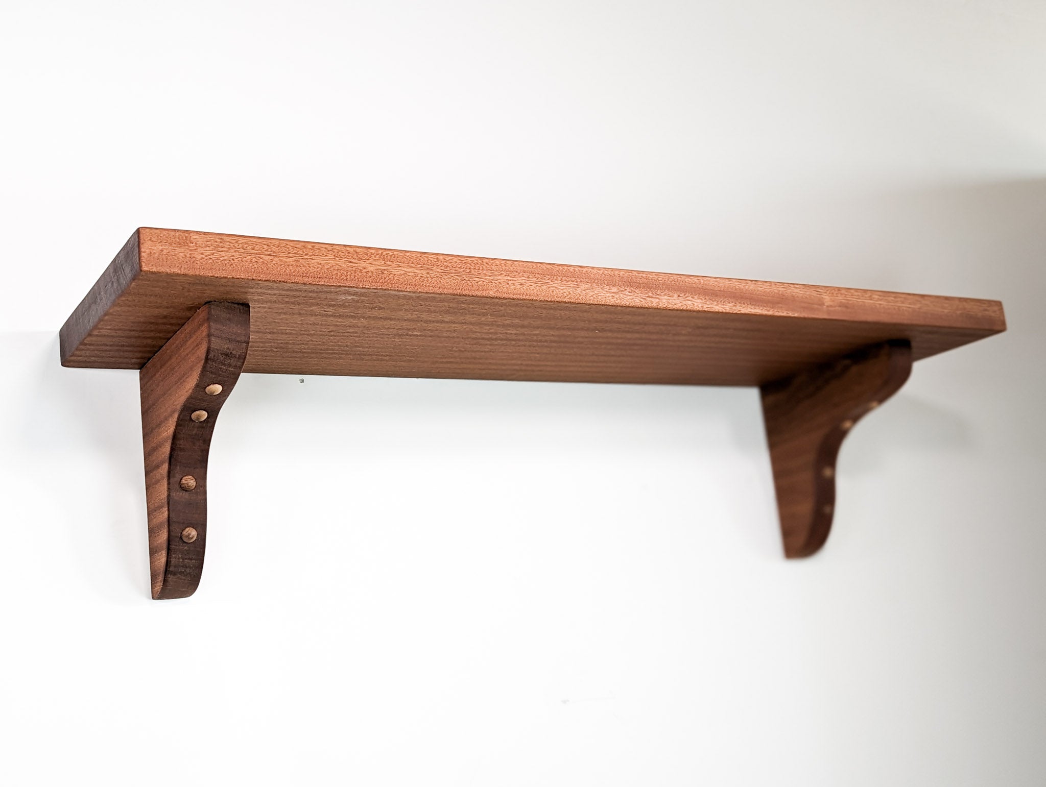 Mason Wood Brackets | Solid Mahogany or Oak 7