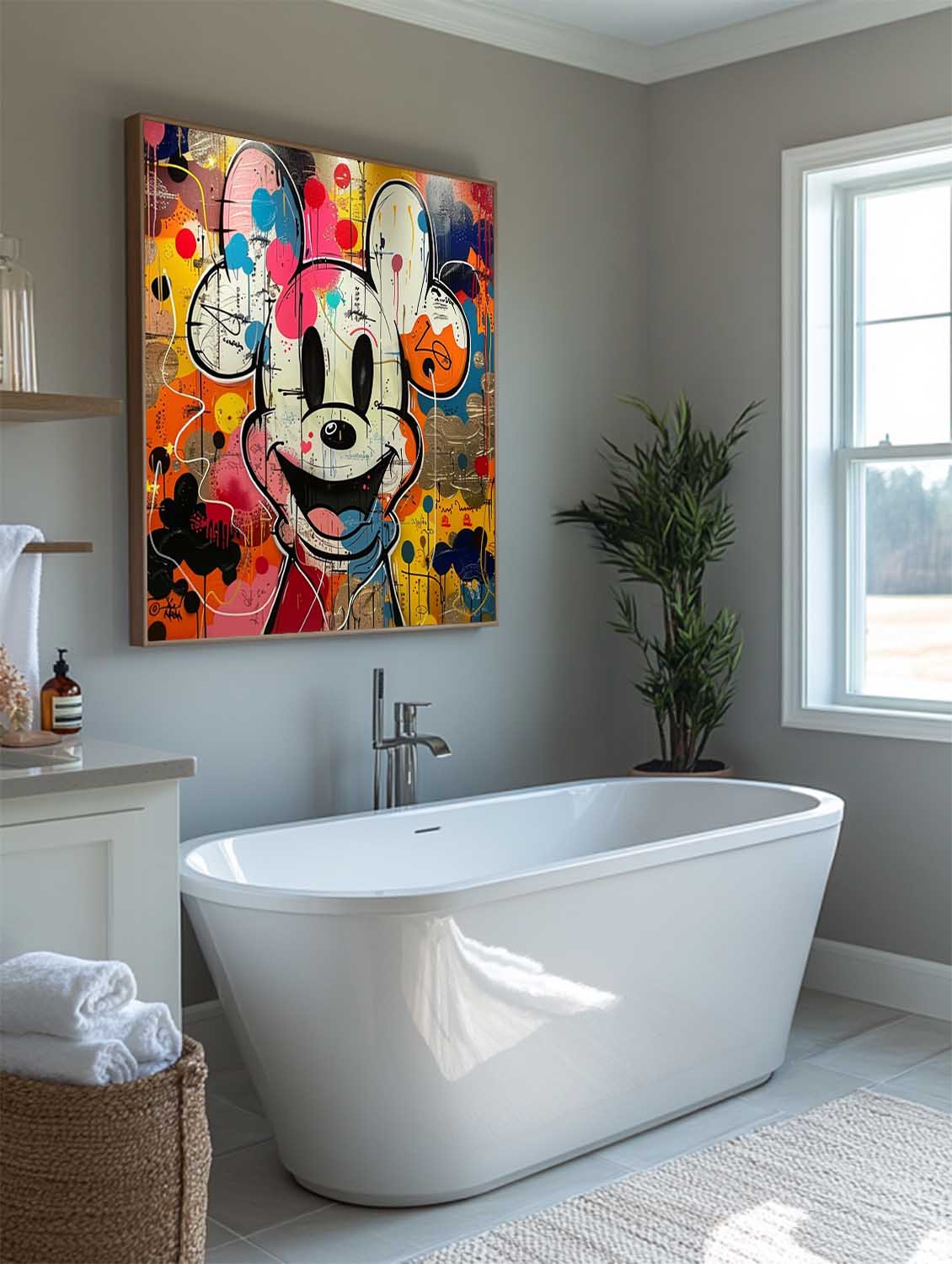 Milo Canvas Prints | Hand-Painted Pop Art Graffiti 6