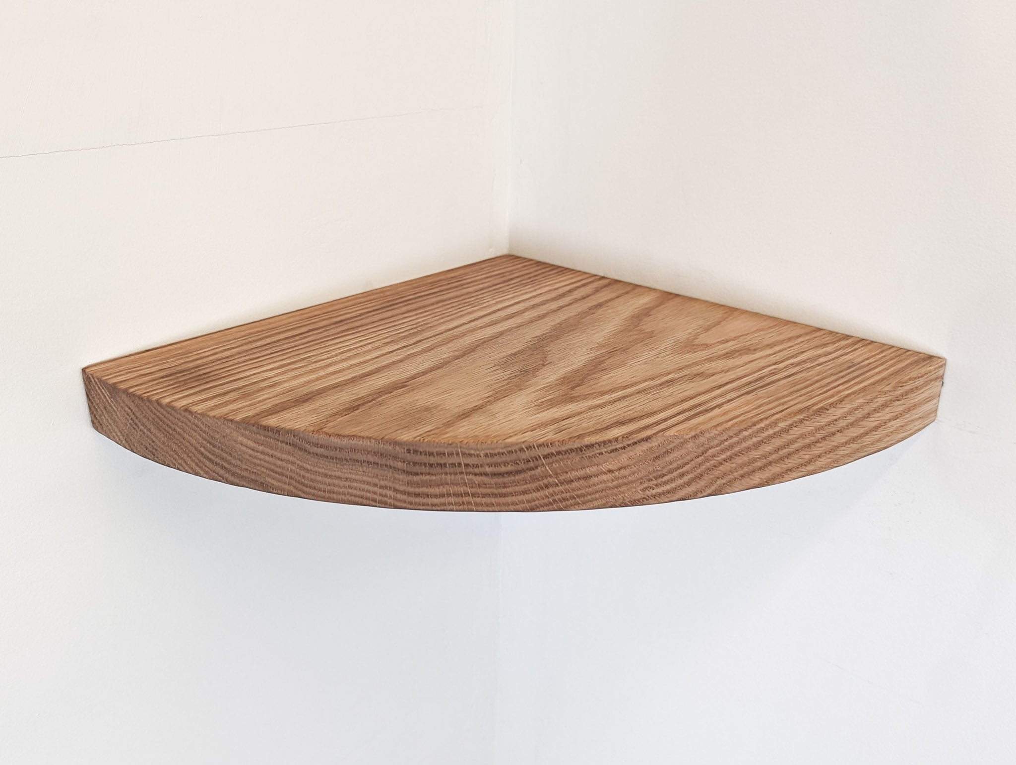 Milo Floating Shelf | Mahogany, Round Edge Design 7