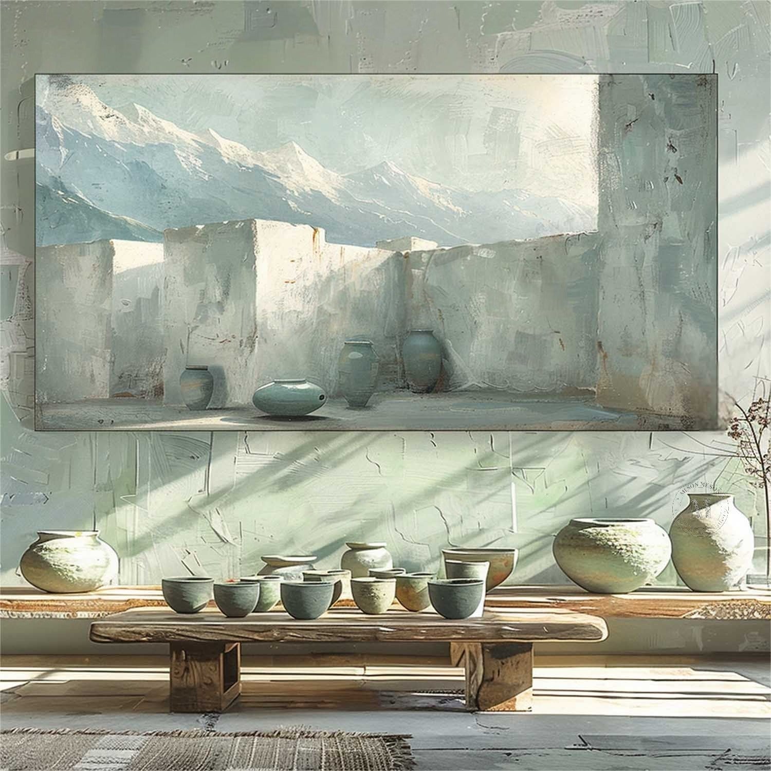 Mira Mountain Art | Hand-Painted Ceramic Vessels, Customizable Sizes and Colors 2