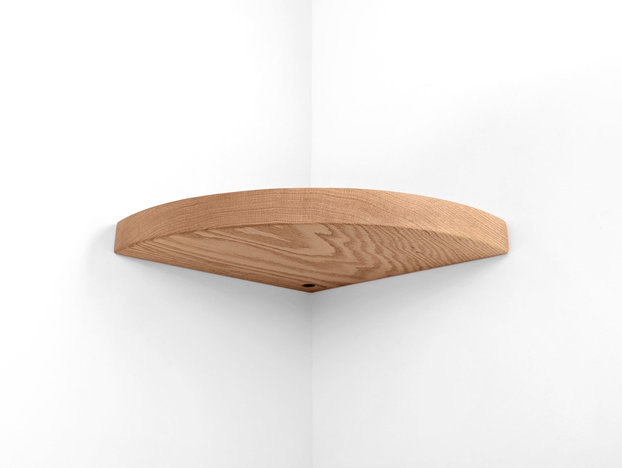 Nook Corner Shelf Unit | Solid Oak, Wall-Mounted Floating Design 2
