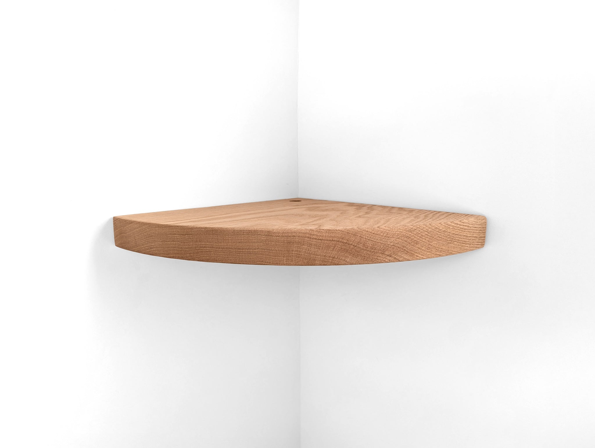 Nook Corner Shelf Unit | Solid Oak, Wall-Mounted Floating Design 3