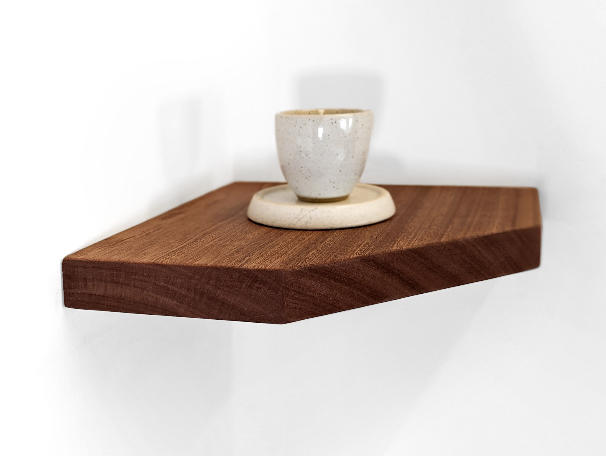 Nook Corner Shelf | Solid Oak, Minimalist Design 7
