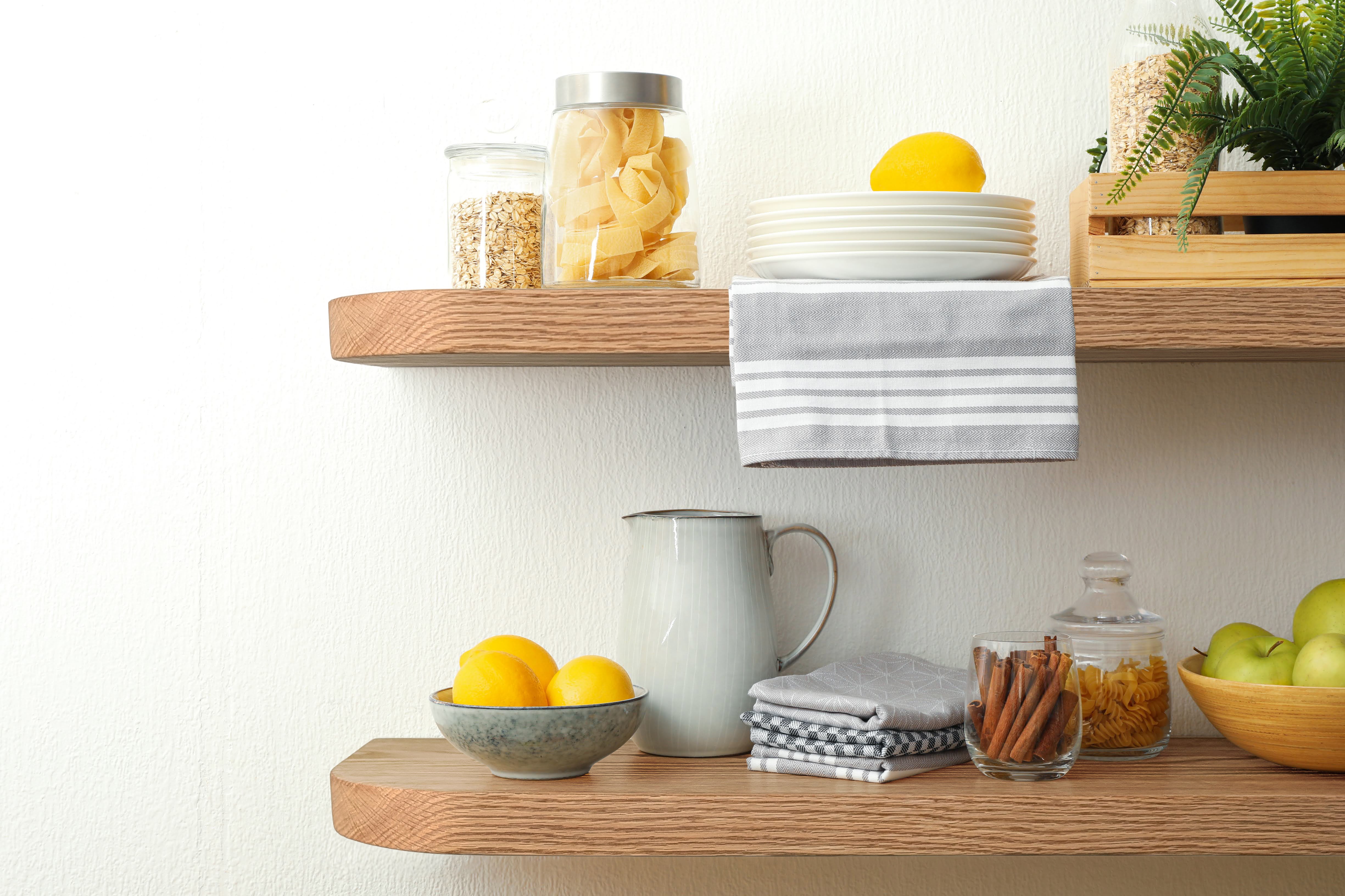 Nook Floating Shelf | Solid Oak with Rounded Corners 1