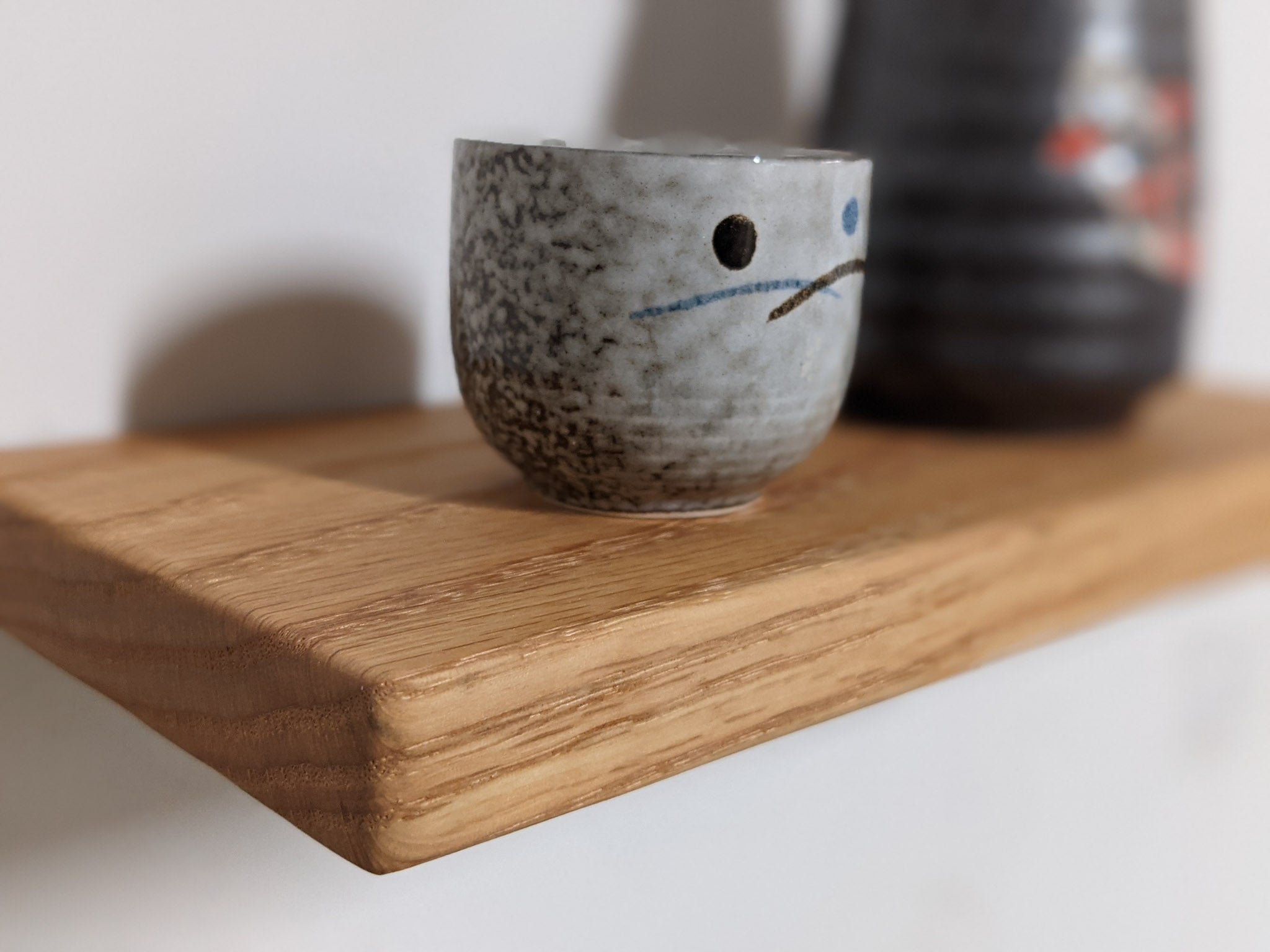 Nook Oak Shelf | Handcrafted Floating Wood Shelf, Minimalistic Design 2