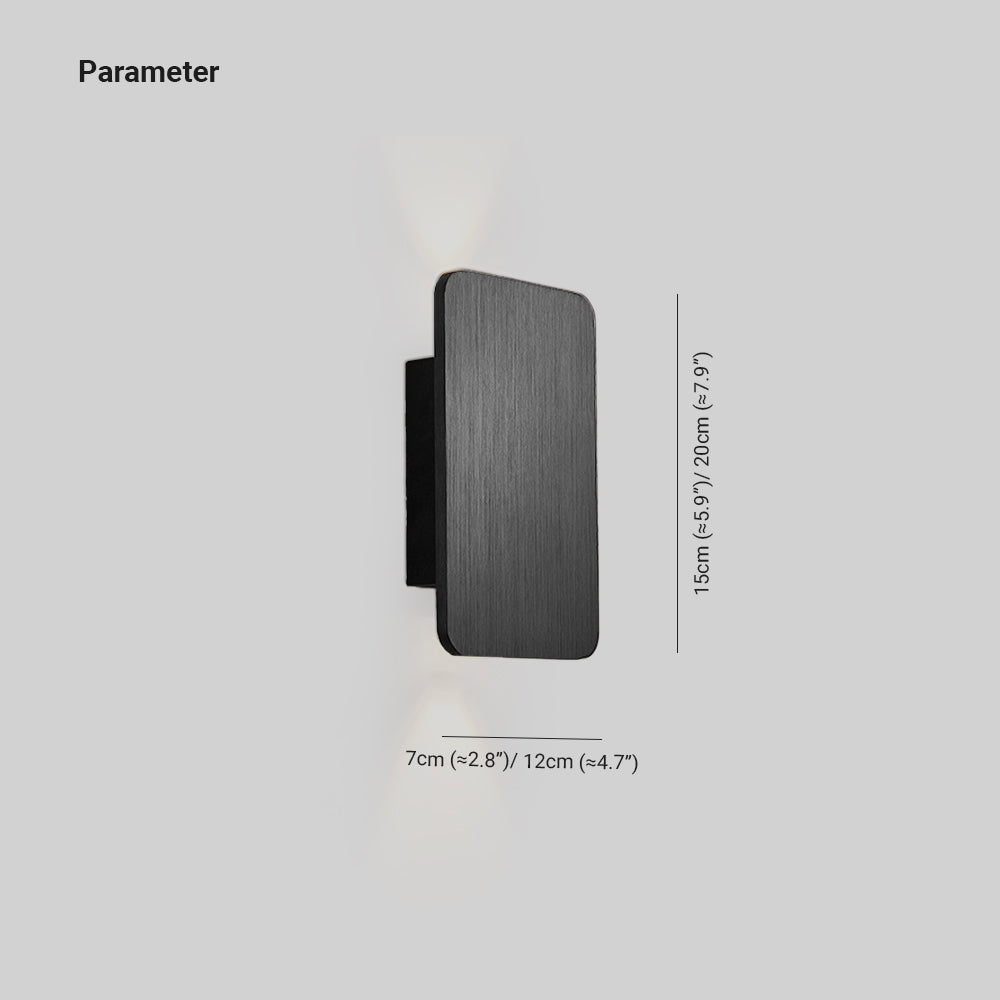 Nora Indoor Wall Lamp | Modern LED, Rectangular Design 5