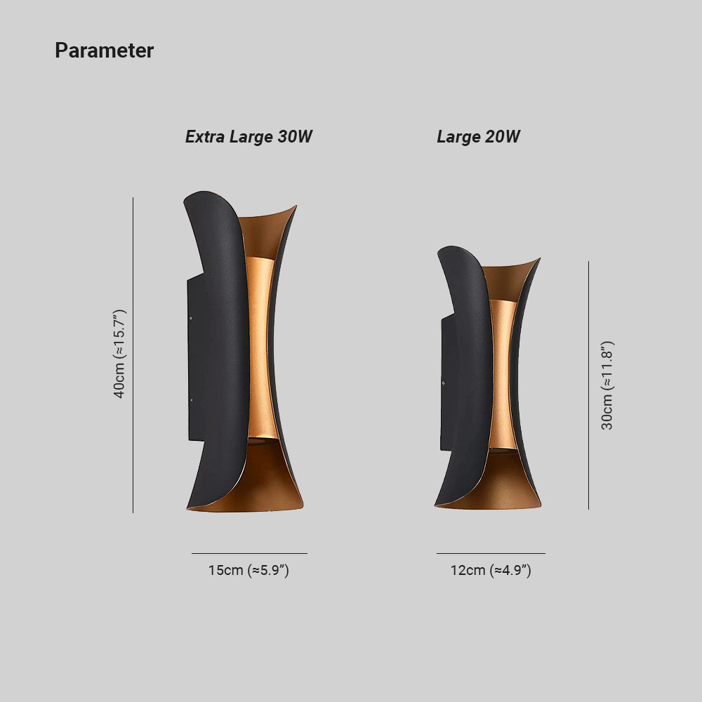 Noxon Outdoor Wall Lamp | IP65 Waterproof, Modern LED Lighting 5