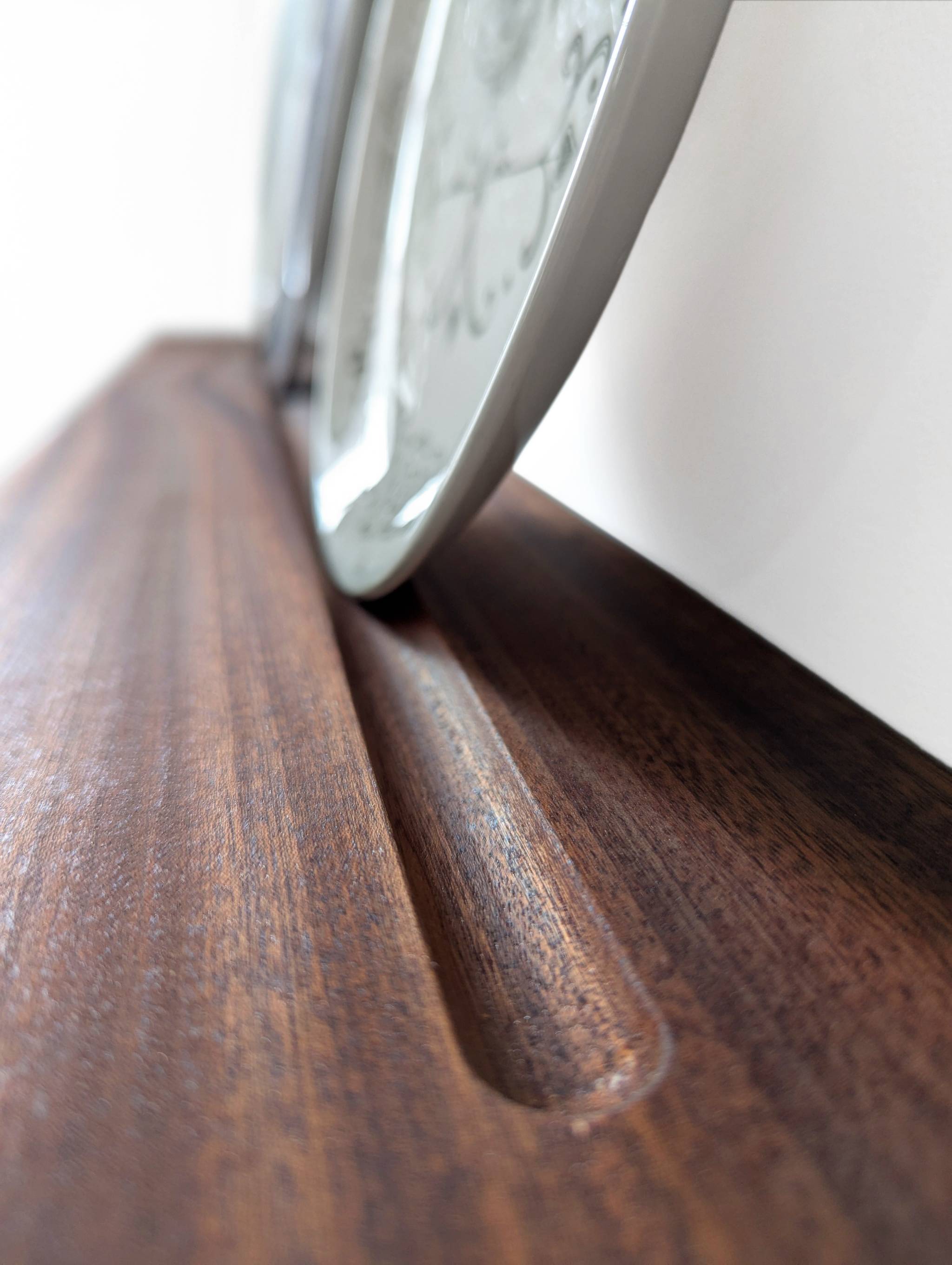 Oaken Display Shelf | Solid Wood, Floating Corner Design 8