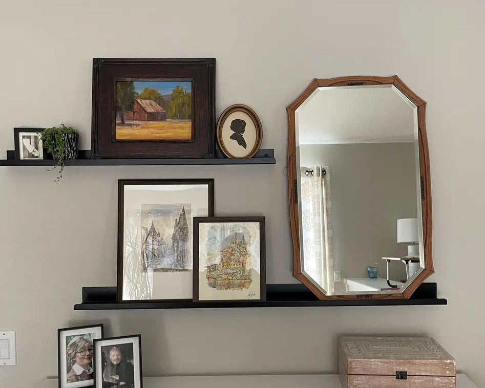 Pico Floating Shelf | Powder Coated Steel, Minimalist Design 0