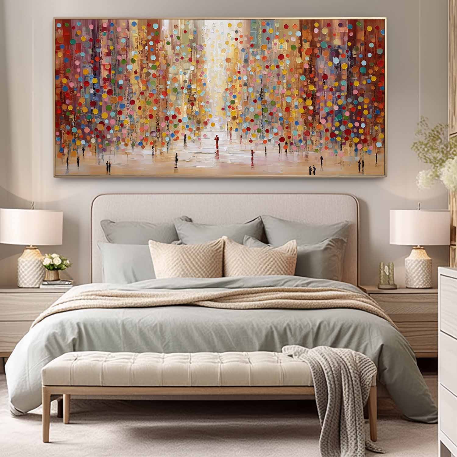 Pointe Cityscape Canvas Art | Handcrafted Oil on High-Quality Linen 3