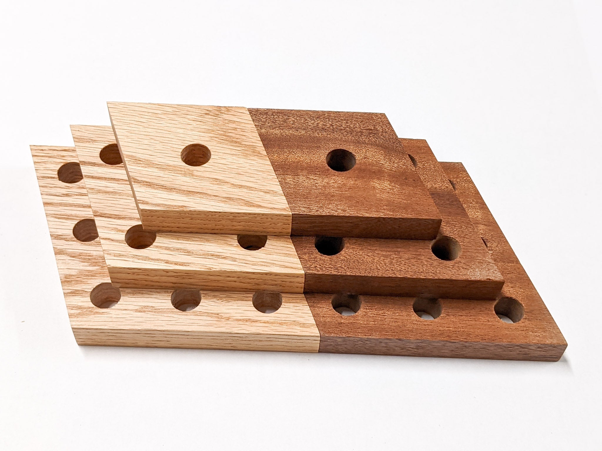 Pura Wall Shelves Set | Handcrafted Wooden, Decorative Floating Design 1