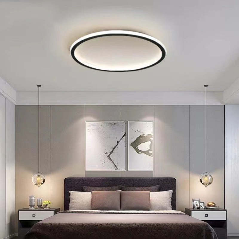 Quasso Flush Mount Ceiling Light | Modern LED Fixture, Dimmable, Round Design 4