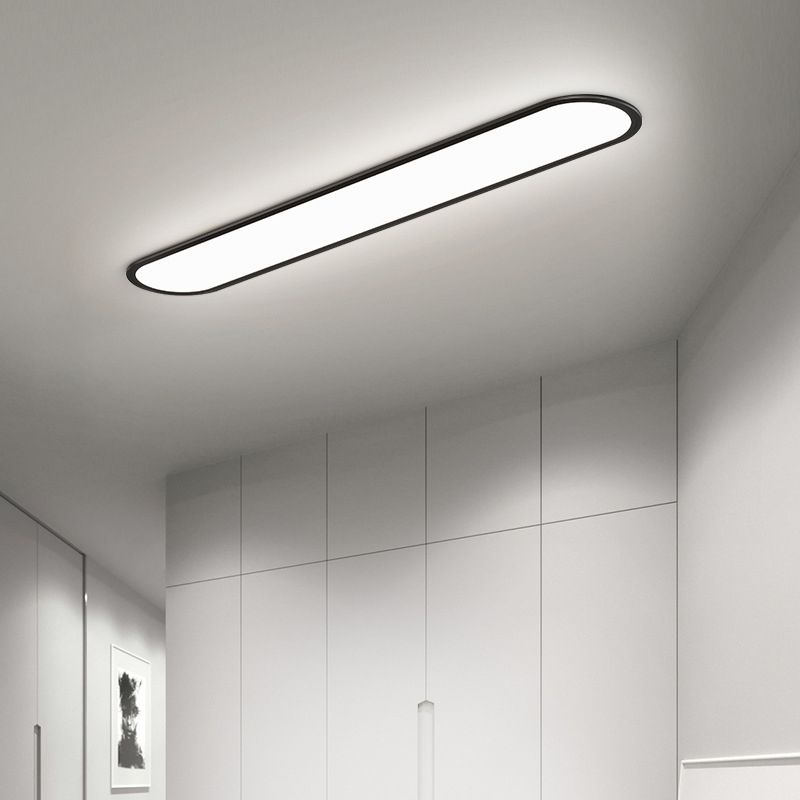 Rilo Oval Ceiling Light | Space-Saving Design, Dimmable Option 0