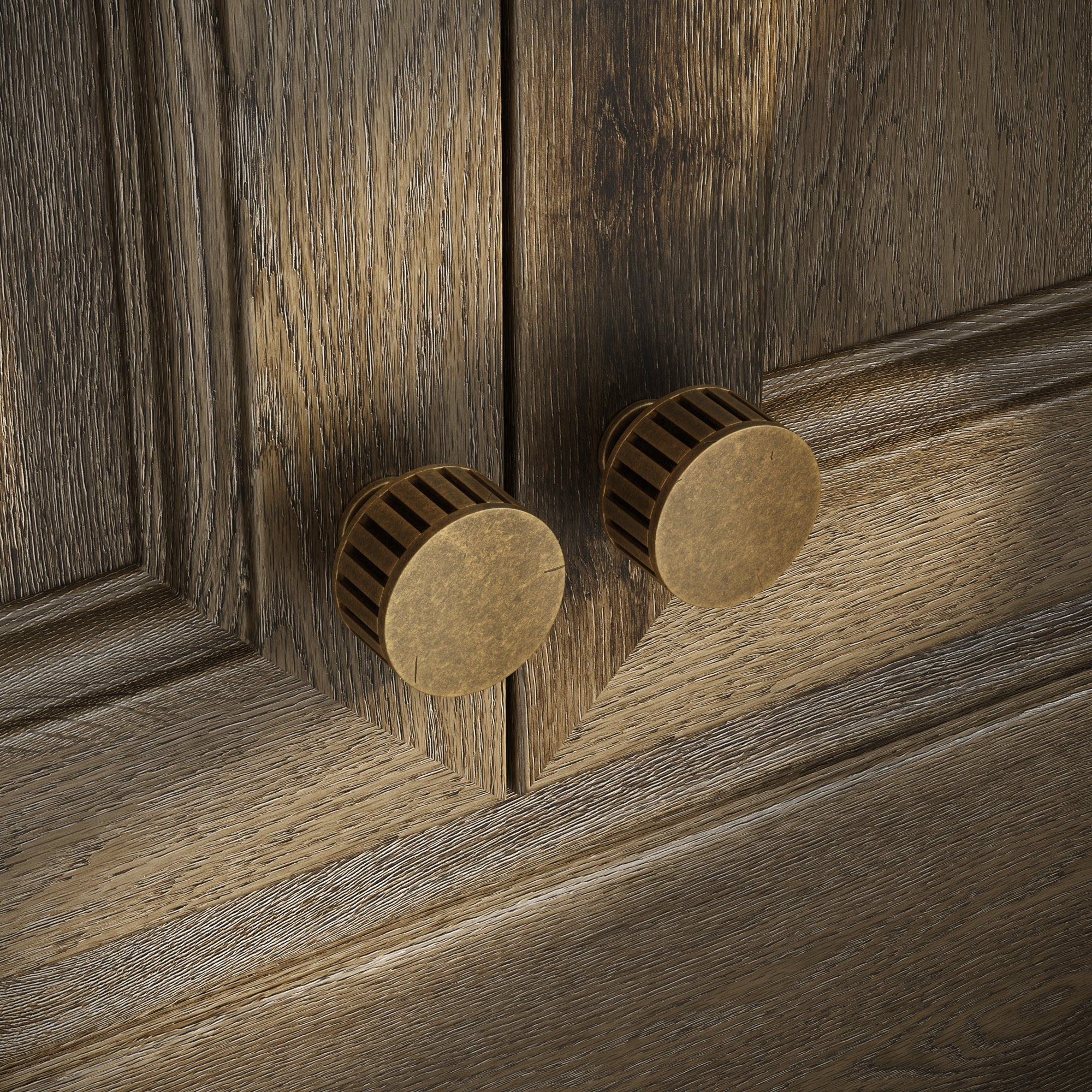 Rola Cabinet Knob - Aged Bronze