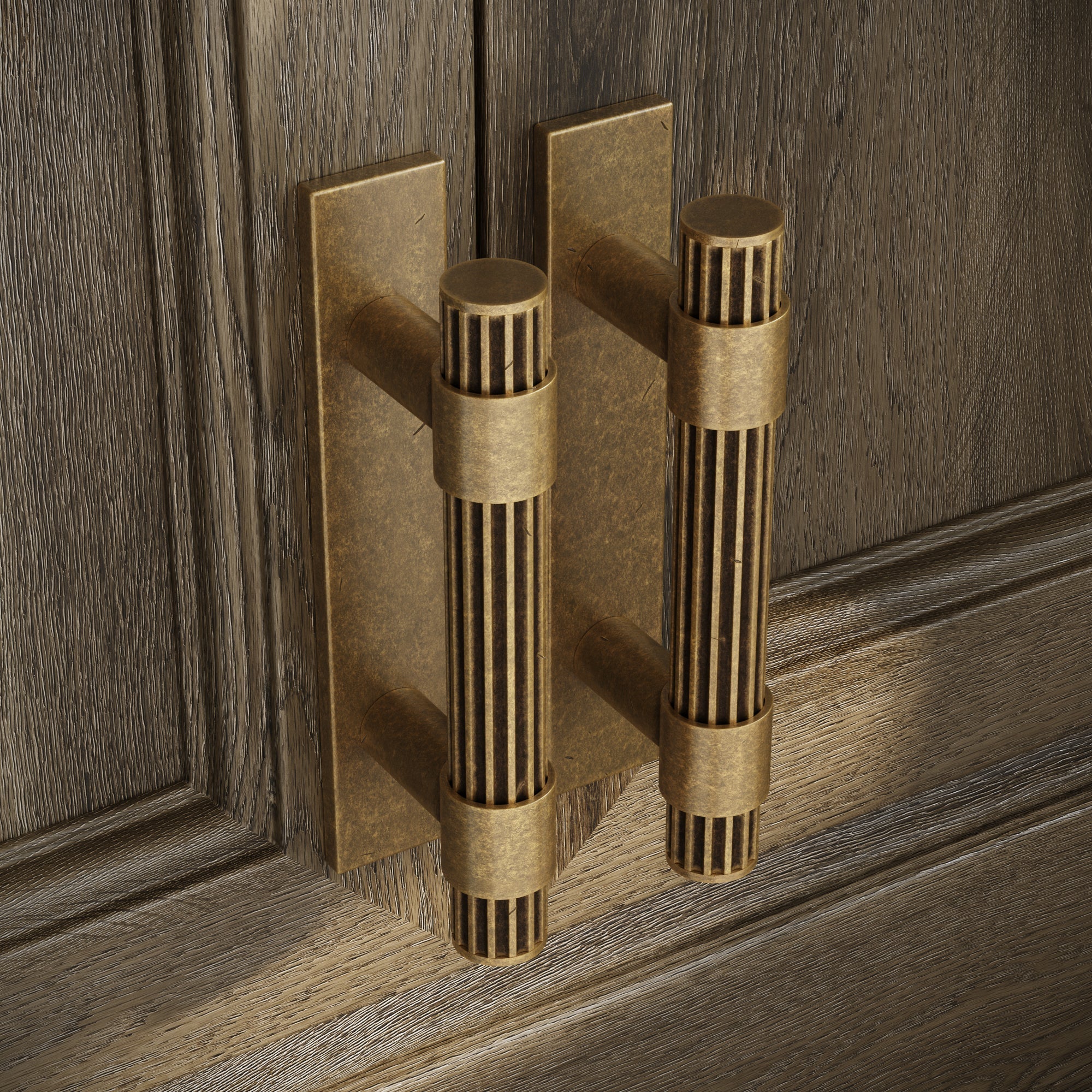 Rola Pull Bar Handle - Aged Bronze