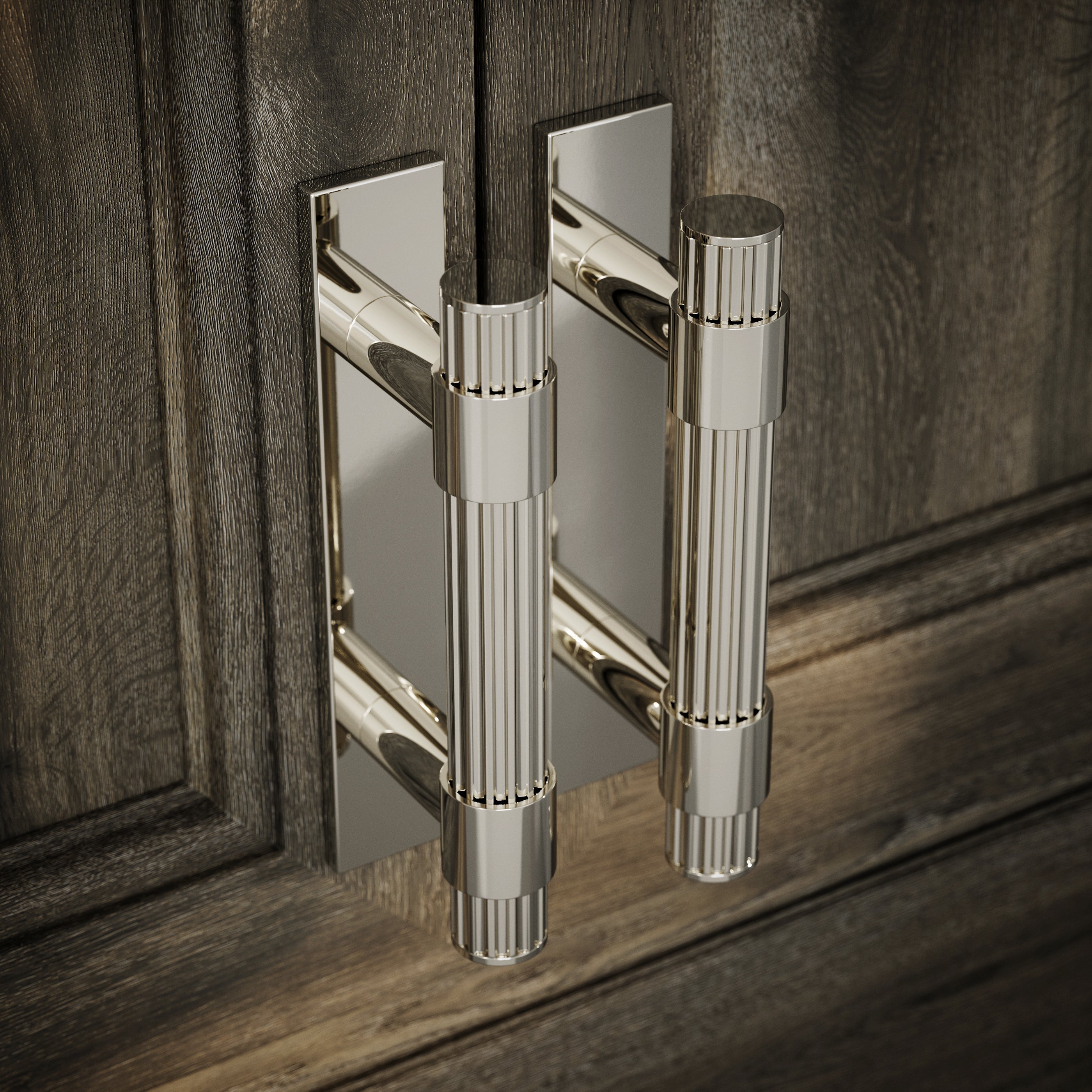 Rola Pull Bar Handle - Polished Nickel