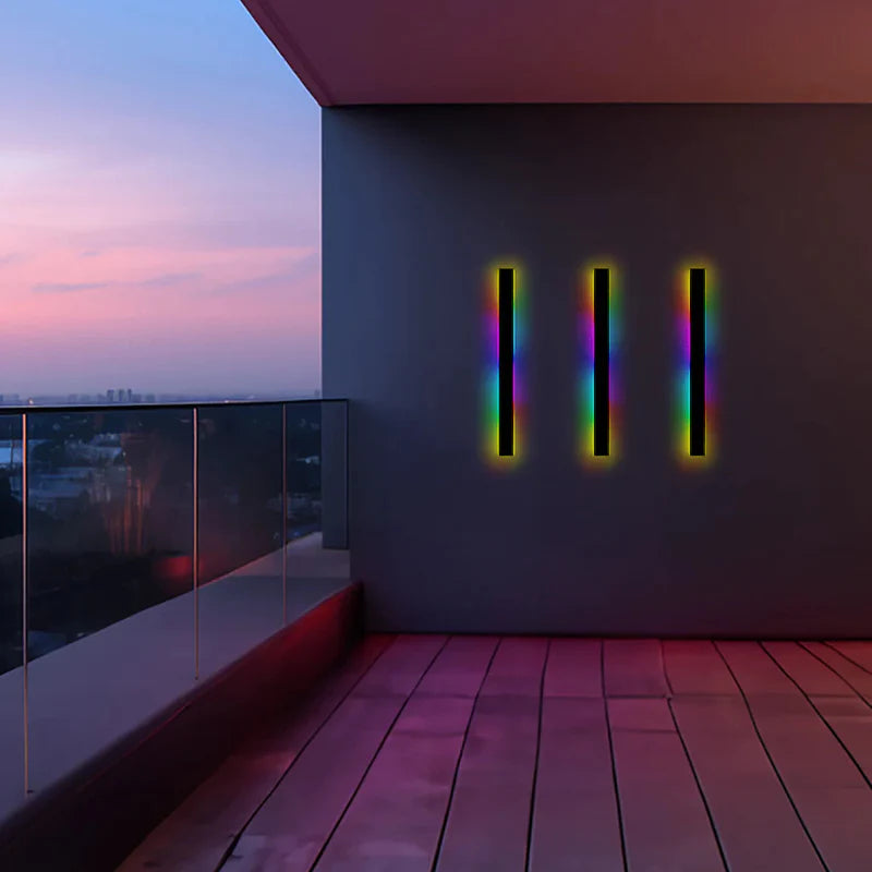 Silex Outdoor Wall Lights | IP65 Rated, Sleek Black Design for Garden and Corridor 14