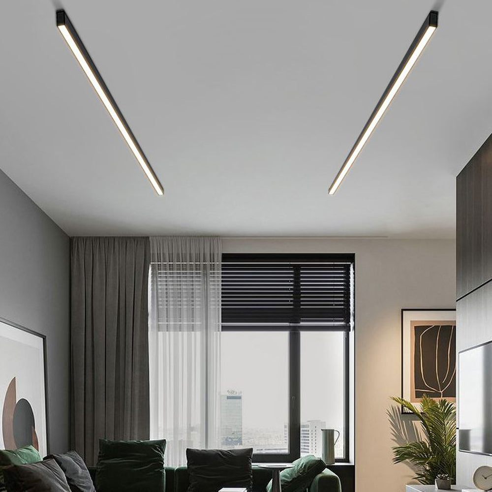 Sola Flush Mount Ceiling Light | Dimmable LED, Contemporary Black Finish 6