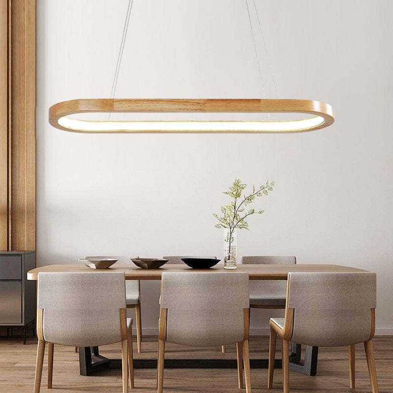Velo Pendant Light | Contemporary Wooden Kitchen Island Lighting 7